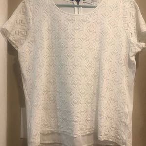 White lace top